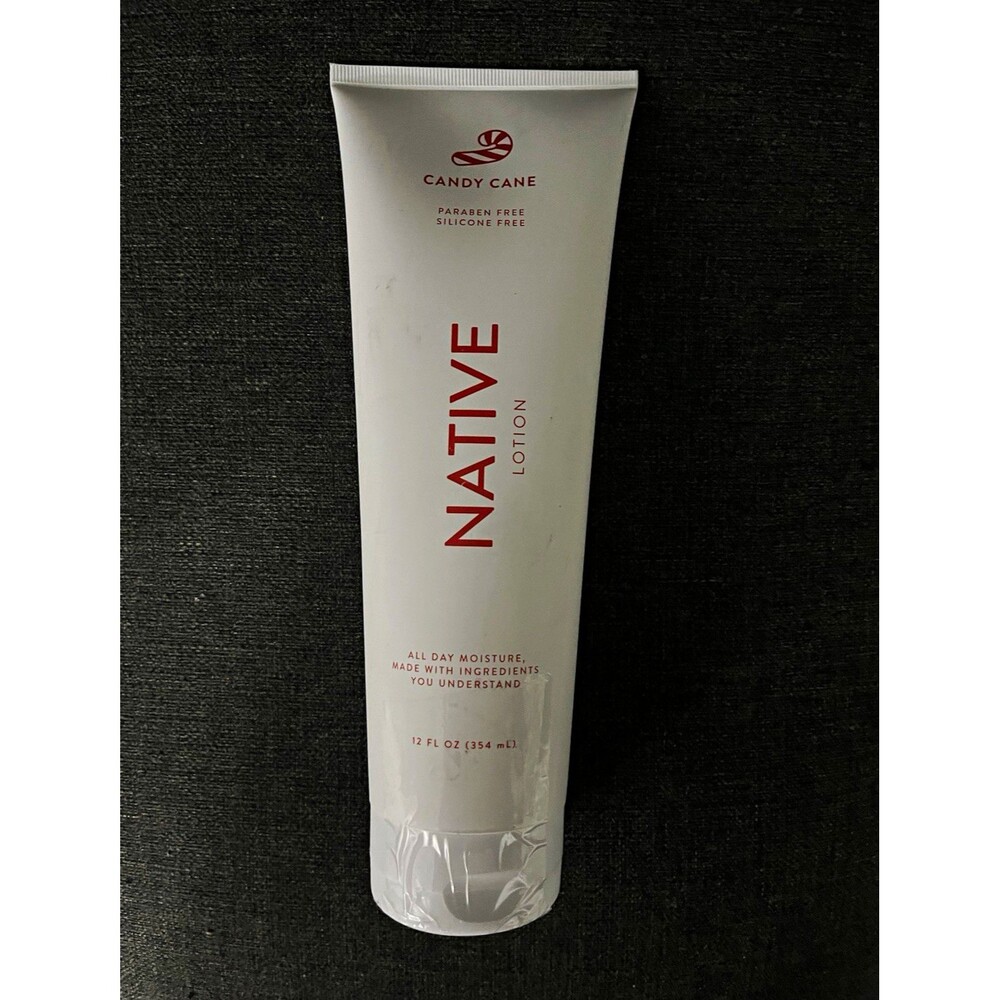 Native Candy Cane Body Lotion Paraben-Free Silicone-Free Cruelty-Free 12 fl oz